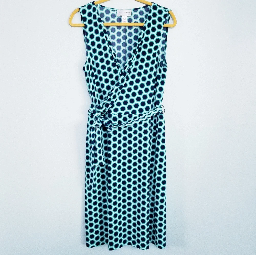 DONNA MORGAN Jade Faux Wrap Dress size 14 - Picture 1 of 5